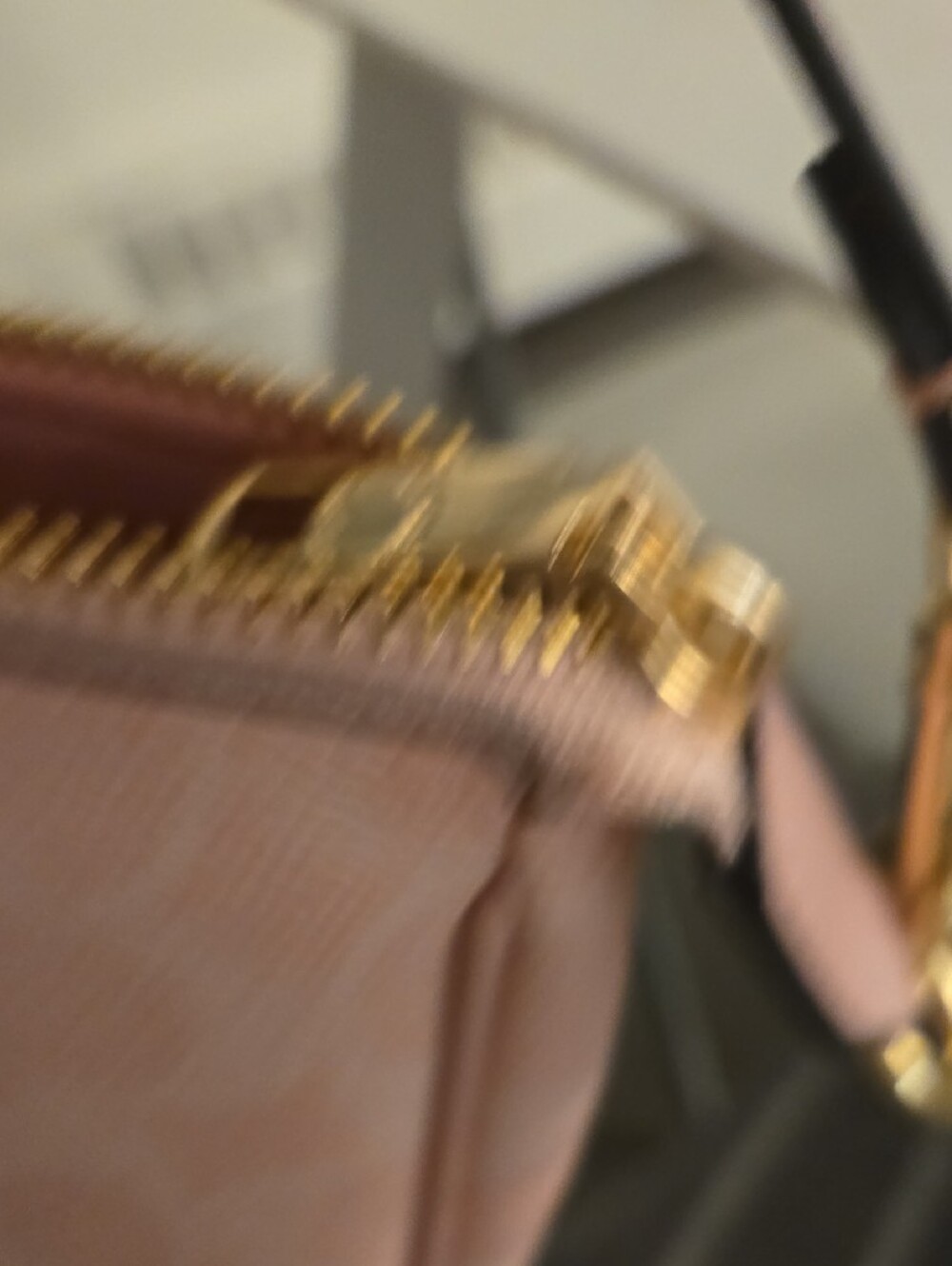 Coach Pebbled Leather Shoulder Bag in Blush - Picture 6 of 7